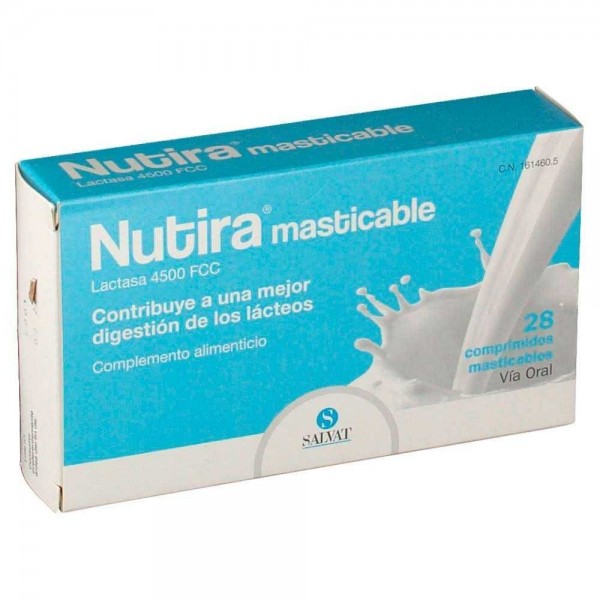 Nutira Lactasa 4500 Fcc 28 Comps Masticables
